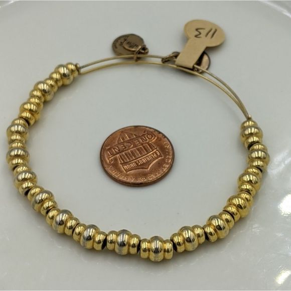 Alex and Ani Rafaleian Silver Nile Beaded Bracelet - Picture 5 of 8